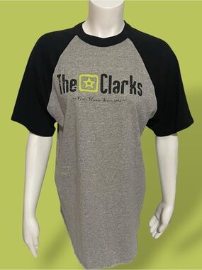 The Clarks Raglan Baseball Tee - Gray & Black Size Medium Unisex